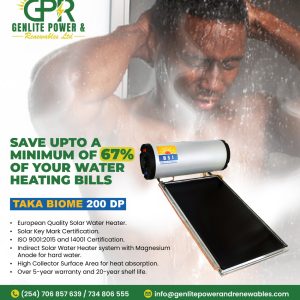 200L Biome Solar Thermosiphon Water Heater